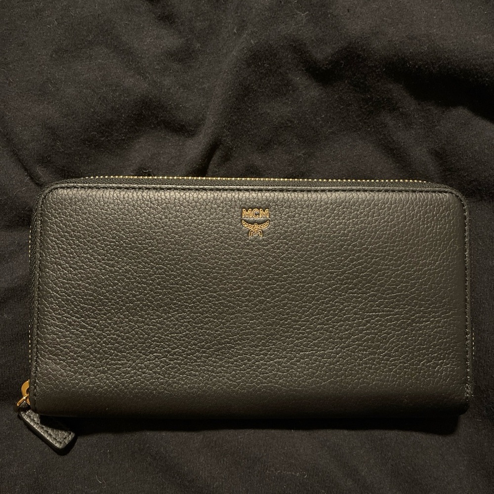 MCM Black Leather Wallet